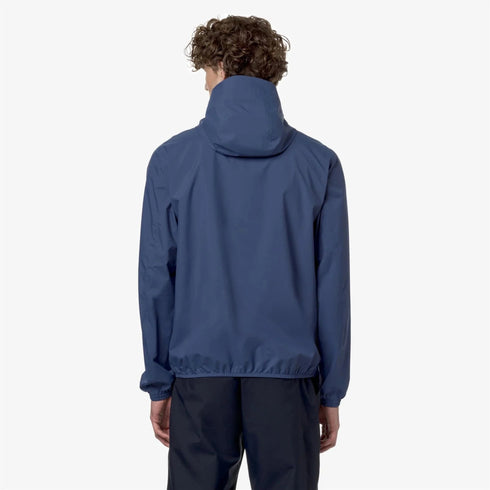 K-Way Giubbino Giubbino Uomo Jack eco stretch dot Indigo P24-KWAYK5127QW-P35-M - Francavilla Moda